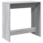 vidaXL Table de bar sonoma gris 102x50x103 5 cm bois d'ingénierie