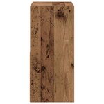 vidaXL Table de chevet avec tiroir Bois ancien 30 5 x 27 x 59 5 cm