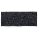 vidaXL Tapis d'escalier autocollants Rectangulaire 15 Pièces 60x25cm Gris