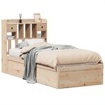 vidaXL Cadre de lit sans matelas 90x200 cm bois de pin massif