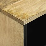 vidaXL Meuble TV Marron 80 x 33 x 46 cm bois de manguier massif