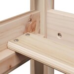 vidaXL Cadre de lit avec toit sans matelas 75x190 cm