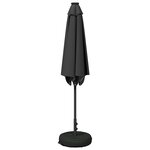vidaXL Parasol de jardin avec lumières LED et base 270 x 270 cm