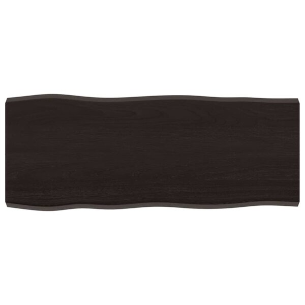 vidaXL Dessus de table bois massif traité bordure assortie