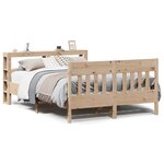 vidaXL Cadre de lit sans matelas 140x190 cm bois de pin massif