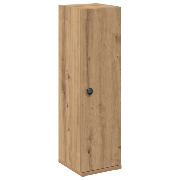 vidaXL Meuble de salle de bain avec porte-rouleau chêne artisanal