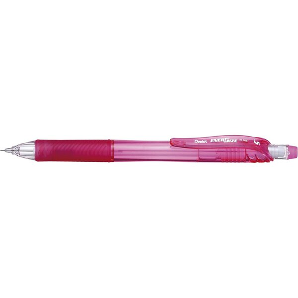 Porte mines energize.x  pointe 0 5 mm  corps rose x 12 pentel