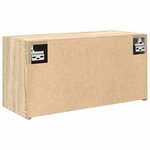 vidaXL Armoire murale de bain chêne sonoma 60x25x30 cm bois ingénierie