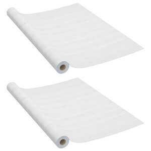 vidaXL Films autoadhésifs pour meubles 2 Pièces Bois blanc 500x90 cm PVC