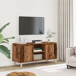 vidaXL Meuble TV vieux bois 102x35x50 cm bois d'ingénierie