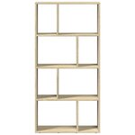 vidaXL Bibliothèque chêne sonoma 60x20x120 5 cm bois d'ingénierie