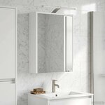 vidaXL Armoire Miroir de Salle de Bain Blanc 43 x 16 x 62.5 cm