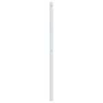vidaXL Tête de lit métal blanc 100 cm