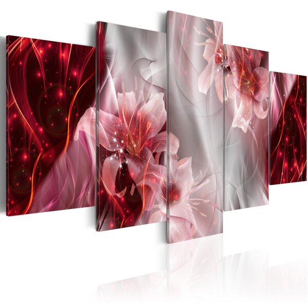 Tableau - incarnadine comet l x h en cm 200x100