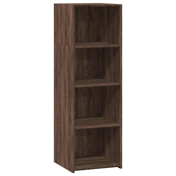 vidaXL Buffet haut chêne marron 40x41x124 cm bois d'ingénierie