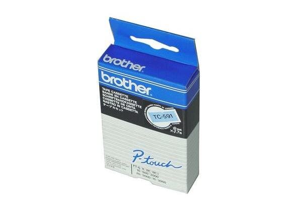 Tc-tape tc-201a cassette de ruban  largeur: 12mm brother