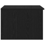 Table basse vidaXL Chêne noir 50x50x36 cm Bois d'ingénierie