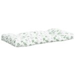 vidaXL Coussins de palette lot de 2 motif de feuilles tissu Oxford