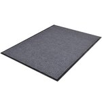 vidaXL Tapis d'entrée gris 117x220 cm PVC