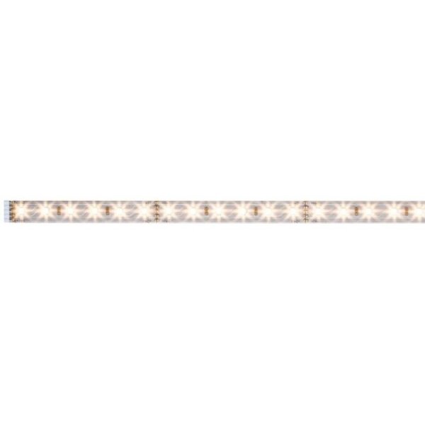 Extension ruban maxled 500 1m blanc chaud 7w 24v argent 2700k