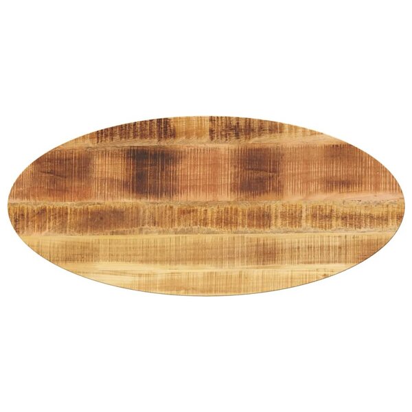 vidaXL Dessus de table 120x50x3 8 cm ovale bois massif de manguier