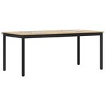 vidaXL Table de salle à manger / Table de repas Bois d'ingénierie