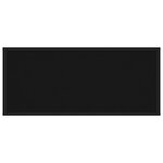 vidaXL Table console Noir 80x35x75 cm Verre trempé