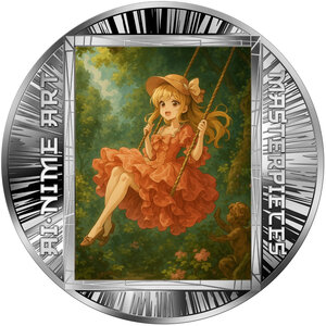 Monnaie SWING Ai-nime Art Masterpieces Argent 500 Francs Cameroon 2025 (PRÉCOMMANDE)