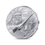 Concorde Monnaie de 10€ Argent Poli Inversée
