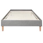 Lit capitonné avec matelas sommier 90x200