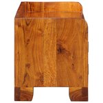 Banc à chaussures vidaXL 90x35x40 cm en bois massif d'acacia