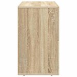 vidaXL Buffet Chêne Sonoma 80 5 x 35 x 59 cm Bois d'ingénierie