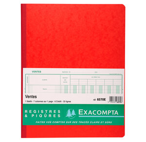 PIQ. 32/25 VENTES 7 Colonnes 6D-6C 80p. EXACOMPTA