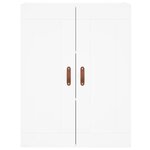 vidaXL Armoire murale blanc 69 5x34x90 cm bois d'ingénierie