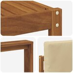 vidaXL Ensemble de canapés d'extérieur 8 pc Naturel et Beige