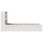 vidaXL Cadre de lit sans matelas blanc 90x200 cm bois de pin massif