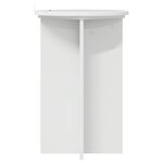 vidaXL Support de Plante 2 pièces Blanc brillant Ø40 x 60 cm