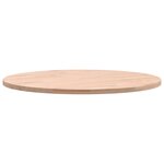 vidaXL Dessus de table Ø50x1 5 cm rond bois massif de hêtre
