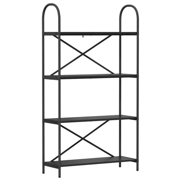 vidaXL Étagère Chêne noir 80 x 30 x 146 cm Bois d'ingénierie