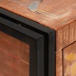 vidaXL Buffet avec portes Marron Bois Recyclé Massif et Métal