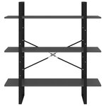 vidaXL Bibliothèque gris 100x30x105 cm bois d’ingénierie