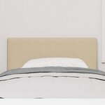 vidaXL Tête de Lit LED Simple Vert Clair Grise 80 cm Velours
