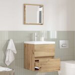 vidaXL Cabinet de Salle de Bain Chêne artisanal 41 x 38.5 x 45 cm