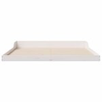 vidaXL Cadre de lit Blanc 180 x 220 cm Pin massif