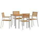 vidaXL Ensemble de salle à manger pour jardin 5 Pièces