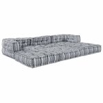 vidaXL Coussin 3 Pièces Gris clair 70 x 70 x 54 cm Polyester