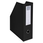 Porte revue Dos 100mm PVC Noir EXACOMPTA