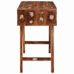 vidaXL Table de Toilette Marron 90 x 76 x 45 cm Bois récupéré massif