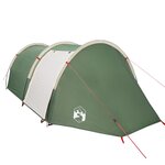 vidaXL Tente de camping tunnel 4 personnes vert imperméable