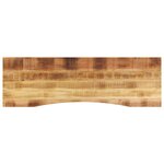 vidaXL Dessus de bureau avec courbe 160x50x2 5 cm manguier massif brut